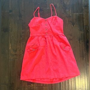 Forever 21 Red Keyhole Summer Dress